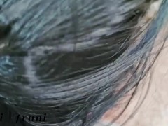 همسایه سکسی و حشریمون اومد خونه گفت من کسی رو ندارم میخوام کیرتو ببینم و...سکس طولانی(مکالمه فارسی) 9/16