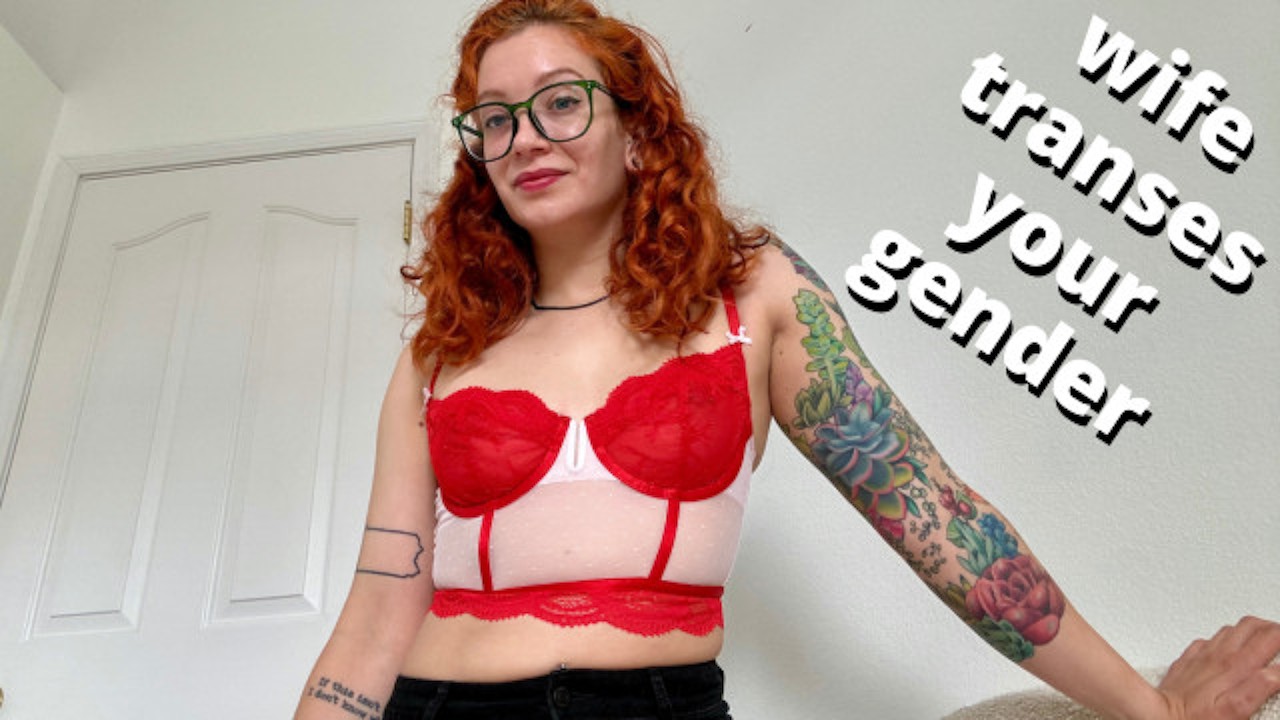 wife makes you her MTF sissy slut camwhore & lesbian lover - full video on  Veggiebabyy Manyvids