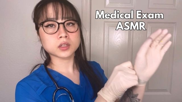 Asian Nurse Medical Exam & Cures Penis -ASMR Face Sitting