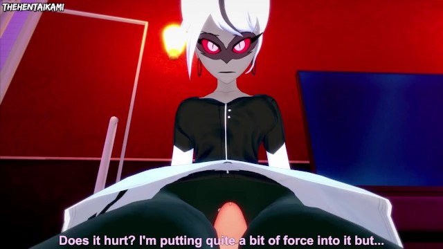 Отель Хазбин Carmilla Carmine дает вам хентай ногами от первого лица