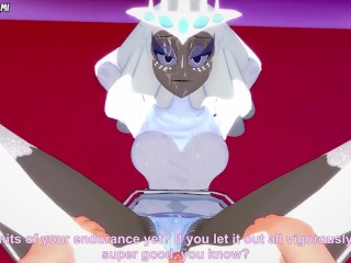 Hazbin Hotel Sera gives you a Footjob Hentai POV