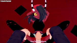 Helluva Boss Sallie May дает вам хентай футджоб POV