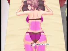 【ないしょのマッサージ 実況(体験版)】おさわり2Dアニメーションエロゲー。巨乳J●が整体師に乳揉まれたりエッチな施術されちゃう。 7/16
