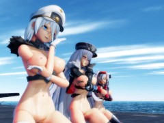 [4k mmd]  Azur Line Iron girls
