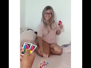 Playing UNO with Spicy Challenges
