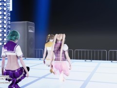 [MMD] YOASOBI - IDOL Marie Rose Tamaki Misaki Sexy  Dance League of Legends Uncensored Hentai 4K