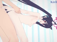 Kuromi Serika and I have intense sex in the infirmary. - Blue Archive Hentai