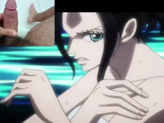 Nami And Nico Robin in the bath uncensored scene of Nami