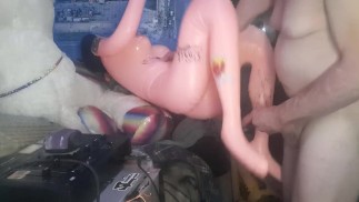 Mistress Of Music Joanne Lynn fucks her doll again