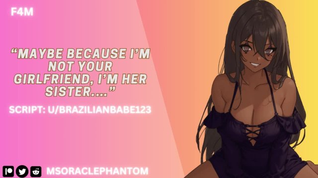 Your GF's Identical Sister Tricks You Into Fucking Her [Blowjob] [Cowgirl] [Cum In Me Or I'll Tell]