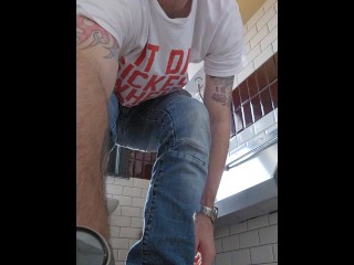 Pissing in a Public Urinal