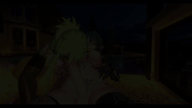 Futa friend is given some sloppy head - Vrchat