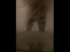 Hard right before the shower