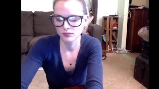 nerd girl webcam part 2