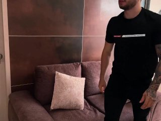 I tell my best friend about his unfaithful wife and we end up fucking in his living room (MILF) screenshot number 1