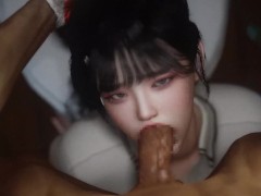 VAM: Reverse deepthroat with classmate 13/16