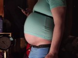 Human Balloon - Belly Inflation