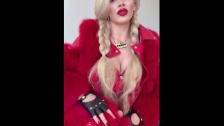 REDFUR Long HairFUCK Goddess JOI CUM INTO MY FUR AND HAIR