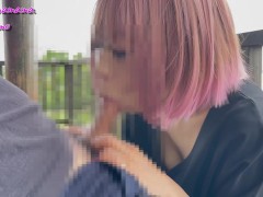 「彼女と私どっちが気持ちいい？」彼女と別れた部下のちんぽを公園のベンチに座らせてバキュームフェラ - Screenshot 11 of 16 - バキュームフェラ