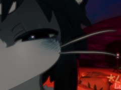 POV Horny femboy shark cant hide his love for cock...