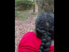 Black woman chooses strange man over bear