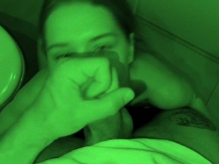 In the toilet. Picked up a slut in the night club. Cum on her panties — Full Scene — Final Edit