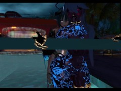 Futa plapping a goth ass - Vrchat