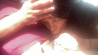 Mz K würgt meine großen Eier und meinen Schwanz