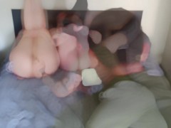 Wife step sister joined to ffm threesome