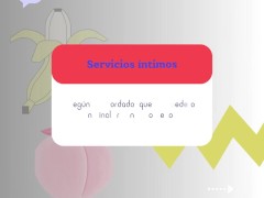 Servicios de  gigolo