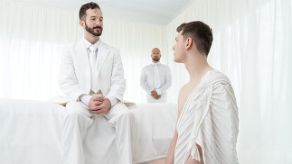 MasonicBoys Hung holy man Adam Snow buries cock deep inside twink
