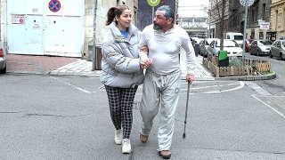 very happy day for old mans fat dick