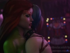 Harley and Poison Ivy Lesbian Sex - Screenshot 5 of 16 - Fingering