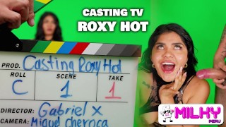 Roxy Hot Has Two Cocks In Her Mouth And Pussy