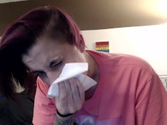 Miserable Sneeze Fit Nose Blowing Sneezing Piercings - Screenshot 10 of 16 - Hot Butch