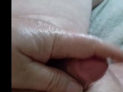 mature chubby flaccid cock  masturbate and cum