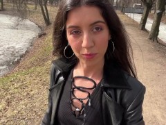 Кончил девушке на лицо чтобы она гуляла по парку в сперме и шокировала людей - Cumwalk - Screenshot 16 of 16 - Cumwalk