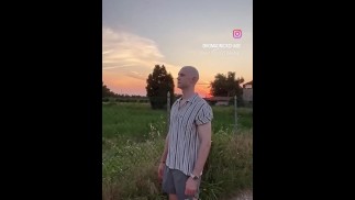 Goldene Stunde in einem europäischen Sonnenuntergang 🌅✨