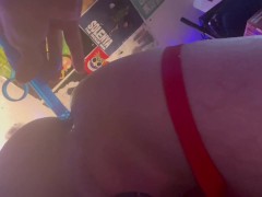 Anal fill up and dildo fuck
