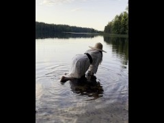 BETTER Seductions: TEASER Miss Behave in wet clingy summer dress