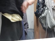 Getting Dressed After Coming Out of the Shower, I went to the Street with a Hard Cock and no Underwe