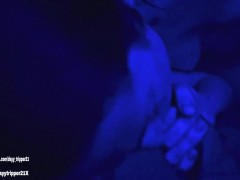 Blowing a random guy at party. Teen sucking her first dick in front of everyone
