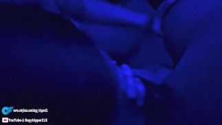 Blowing a random guy at party. Teen sucking her first dick in front of everyone