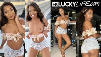 Coconuts And Cruising With Brunette Gal Malina Melendez