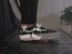 Vans Girl Hard Stomping, Full Weight Trampling - Trample, Bootjob, Ballbusting, CBT, Shoejob, Stomp