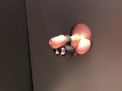 Hot Straight Guy Glory Hole Cock Vibrator Cum Shot