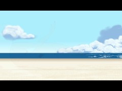 Timelapse -- Big ass on the beach