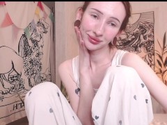 ࣪ ִֶָ☾. Skinny streamer alt-girl  showed her ribs ࣪ ִֶָ☾.