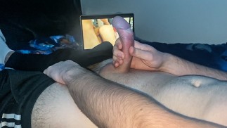 Mom left the house, so I took off my pants and masturbated