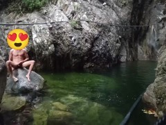 Two days swimming and jumping naked at the waterfall